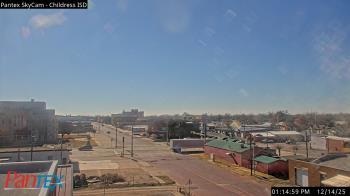 Weather camera view of Childress ISD.