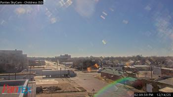 Weather camera view of Childress ISD.