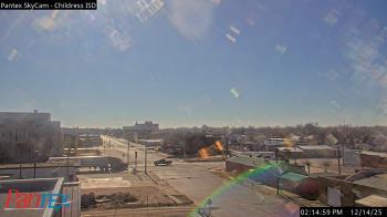 Weather camera view of Childress ISD.