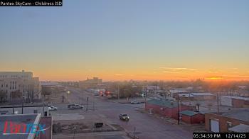 Weather camera view of Childress ISD.