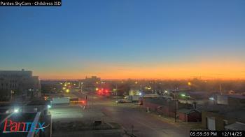 Weather camera view of Childress ISD.