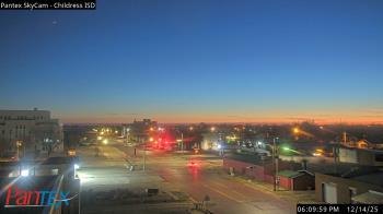 Weather camera view of Childress ISD.