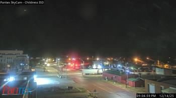 Weather camera view of Childress ISD.