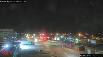 Weather camera view of Childress ISD.