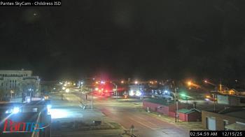 Weather camera view of Childress ISD.