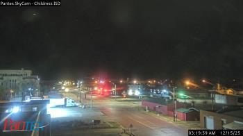 Weather camera view of Childress ISD.