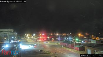 Weather camera view of Childress ISD.
