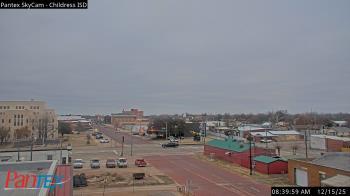 Weather camera view of Childress ISD.