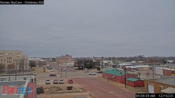 Weather camera view of Childress ISD.