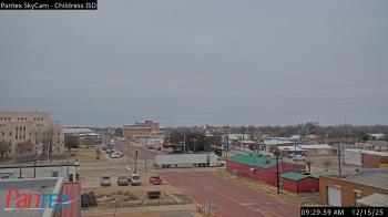Weather camera view of Childress ISD.