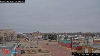 Weather camera view of Childress ISD.
