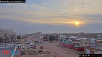 Weather camera view of Childress ISD.
