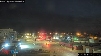 Weather camera view of Childress ISD.