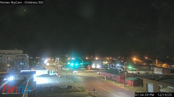 Weather camera view of Childress ISD.