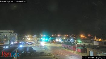 Weather camera view of Childress ISD.