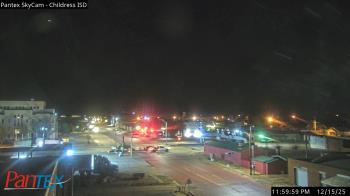Weather camera view of Childress ISD.