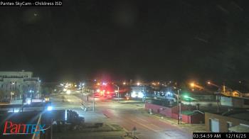 Weather camera view of Childress ISD.