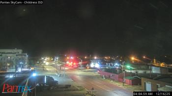 Weather camera view of Childress ISD.