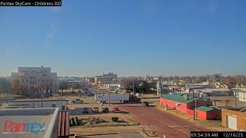 Weather camera view of Childress ISD.
