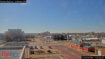 Weather camera view of Childress ISD.