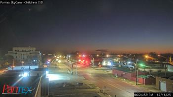 Weather camera view of Childress ISD.