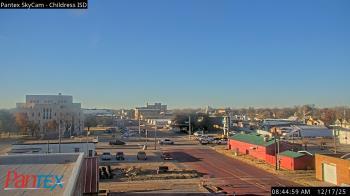 Weather camera view of Childress ISD.