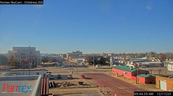 Weather camera view of Childress ISD.