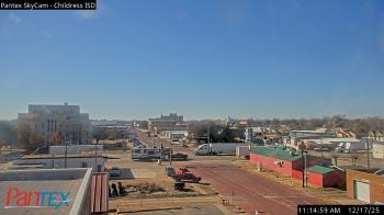 Weather camera view of Childress ISD.