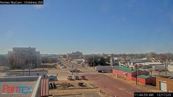 Weather camera view of Childress ISD.