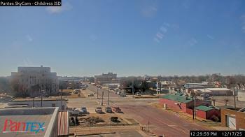 Weather camera view of Childress ISD.