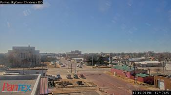 Weather camera view of Childress ISD.