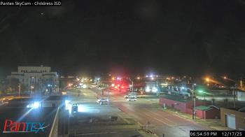 Weather camera view of Childress ISD.