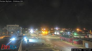 Weather camera view of Childress ISD.