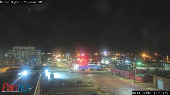 Weather camera view of Childress ISD.