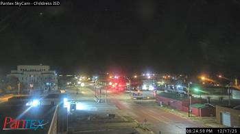 Weather camera view of Childress ISD.