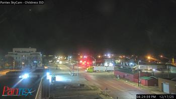 Weather camera view of Childress ISD.