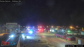 Weather camera view of Childress ISD.