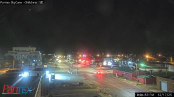 Weather camera view of Childress ISD.