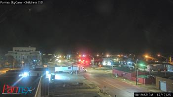 Weather camera view of Childress ISD.
