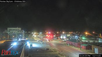 Weather camera view of Childress ISD.