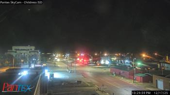 Weather camera view of Childress ISD.