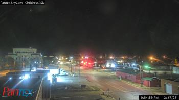 Weather camera view of Childress ISD.