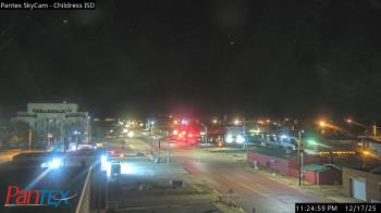 Weather camera view of Childress ISD.