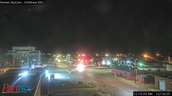 Weather camera view of Childress ISD.