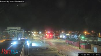 Weather camera view of Childress ISD.