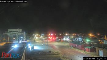 Weather camera view of Childress ISD.