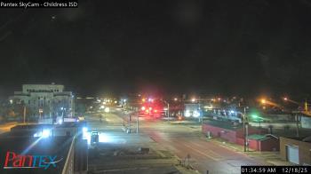 Weather camera view of Childress ISD.