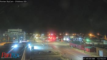 Weather camera view of Childress ISD.