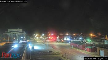 Weather camera view of Childress ISD.
