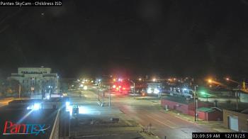 Weather camera view of Childress ISD.